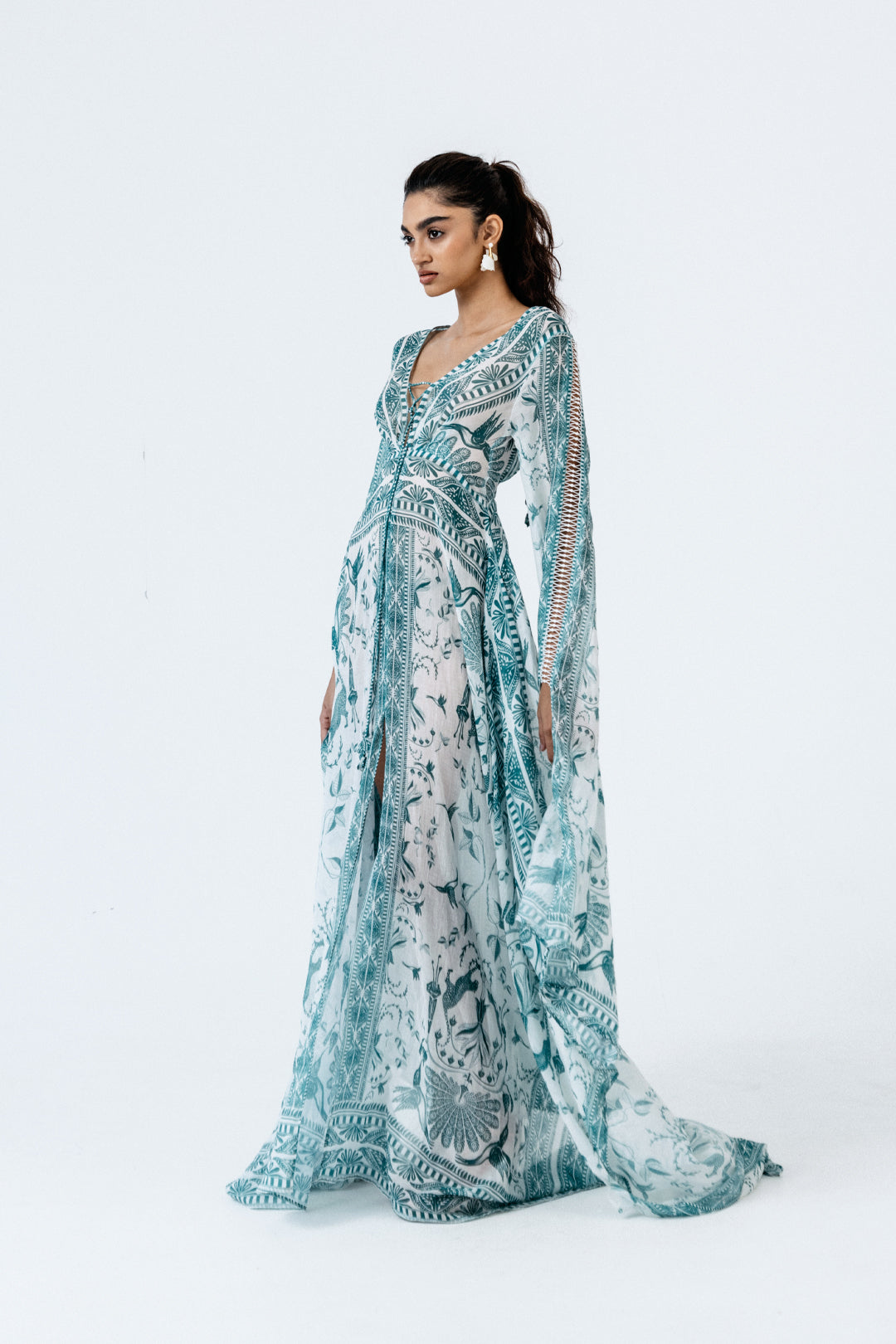 Iris Dress (Teal)