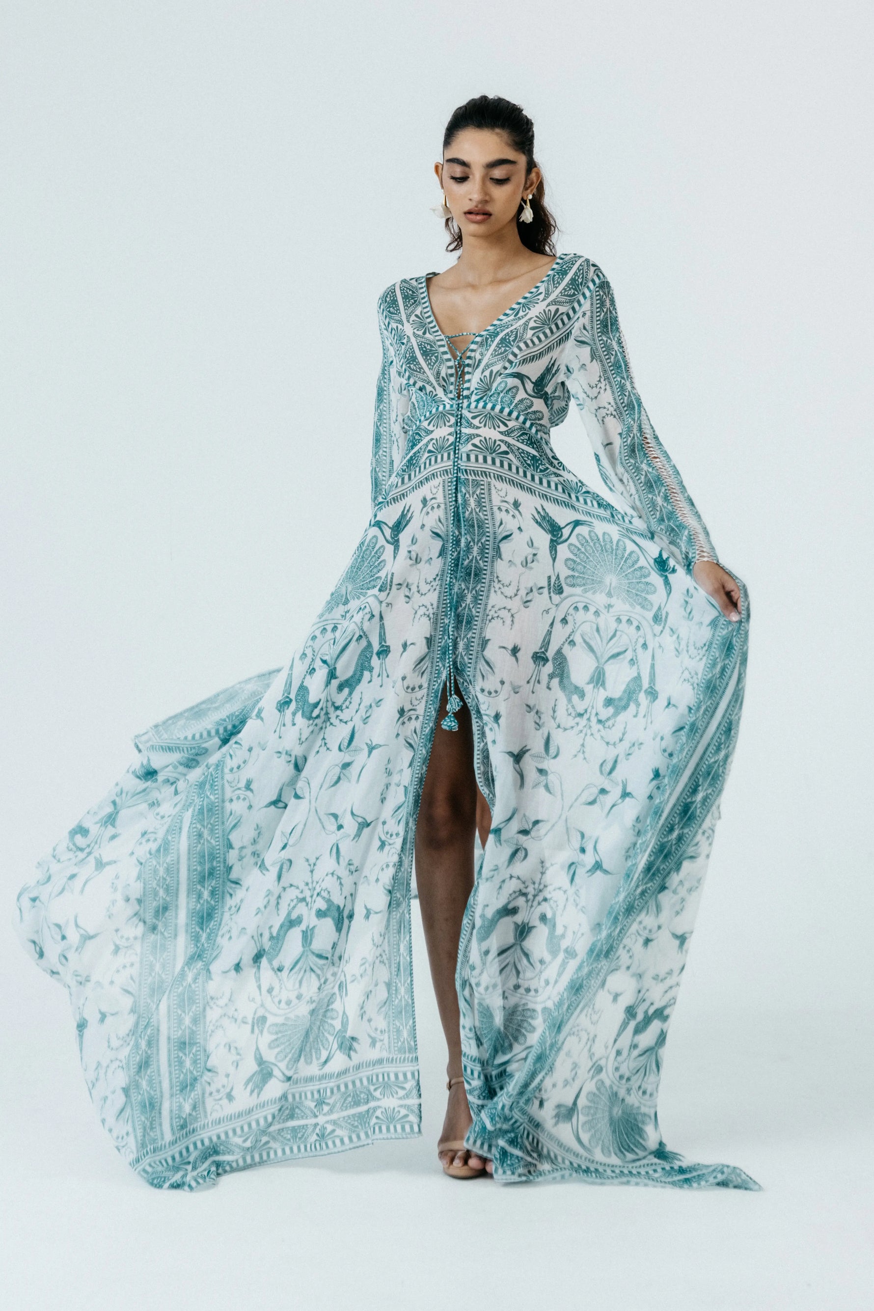 Iris Dress (Teal)