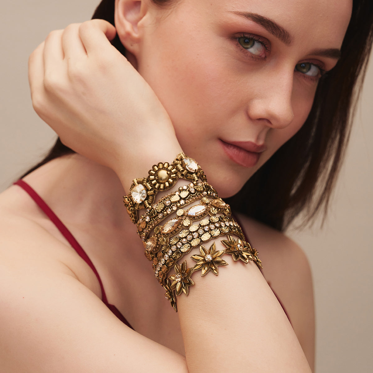 Deepa Gurnani Gaia Bracelet
