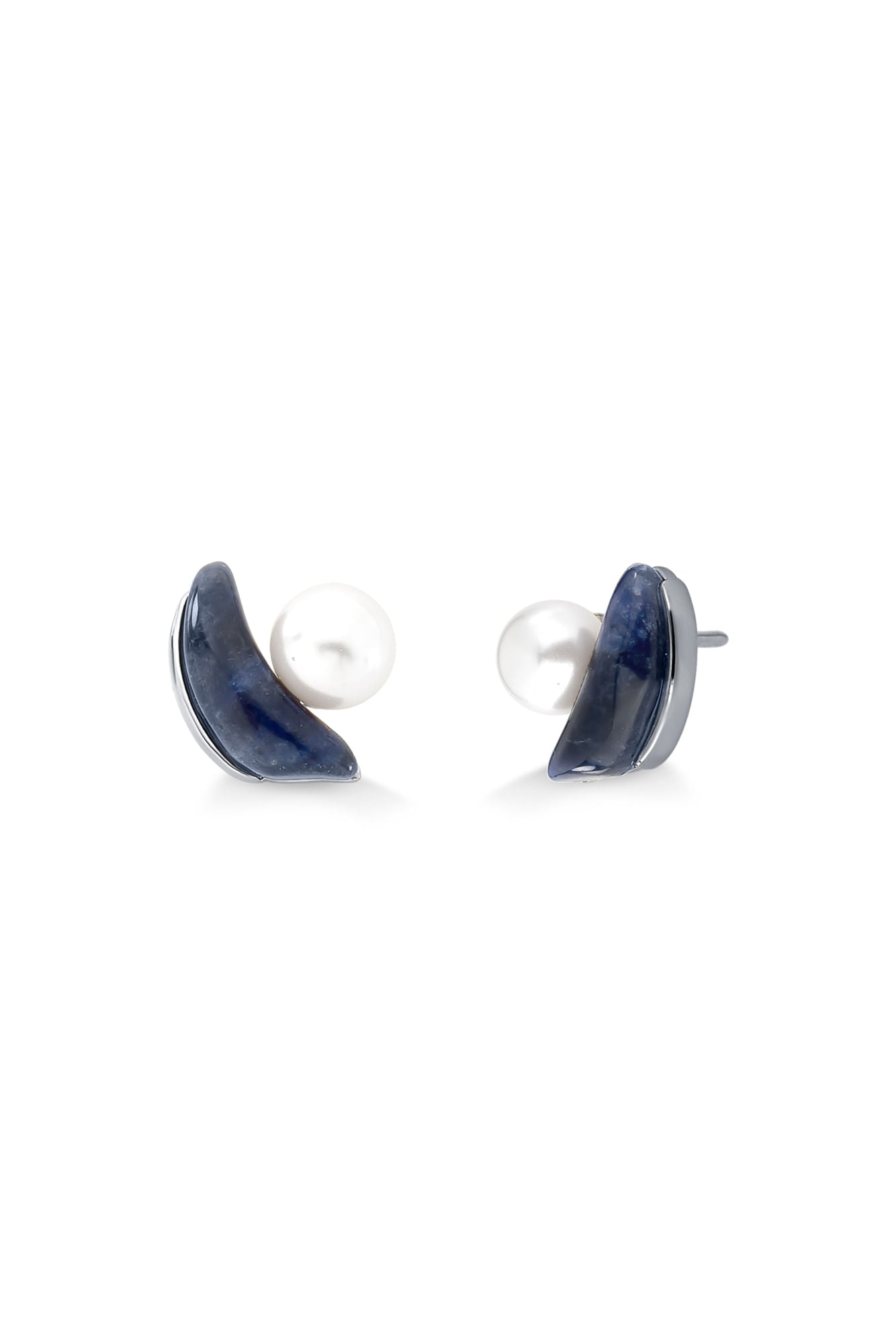 Passo Navy Earrings