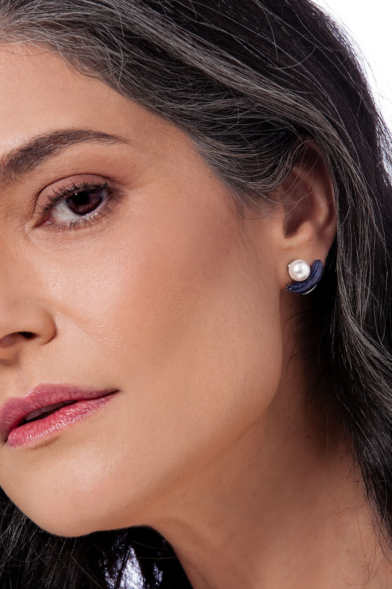 Passo Navy Earrings