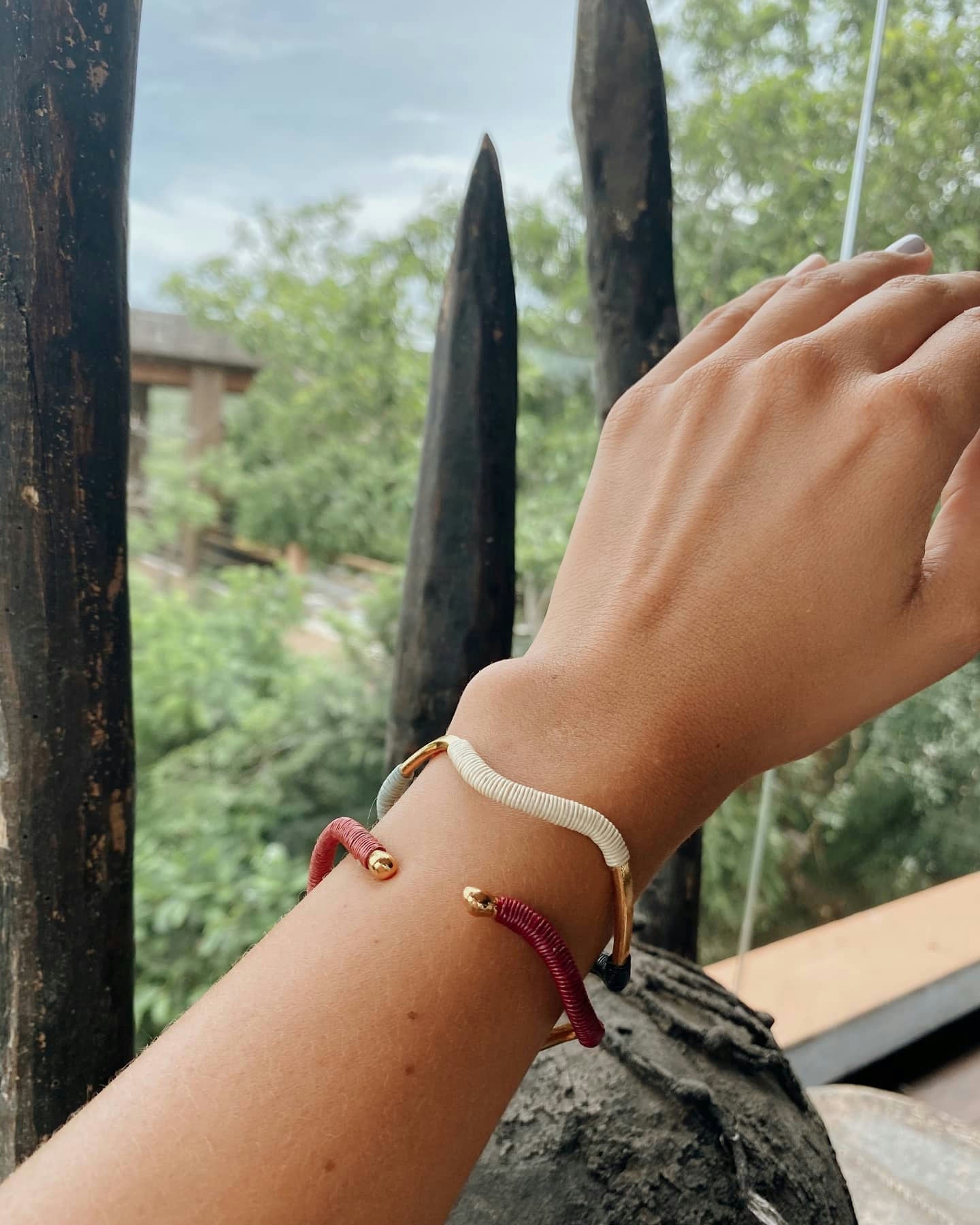 Bamboleira Tonina Mini bracelet worn on the wrist at Signature Edit