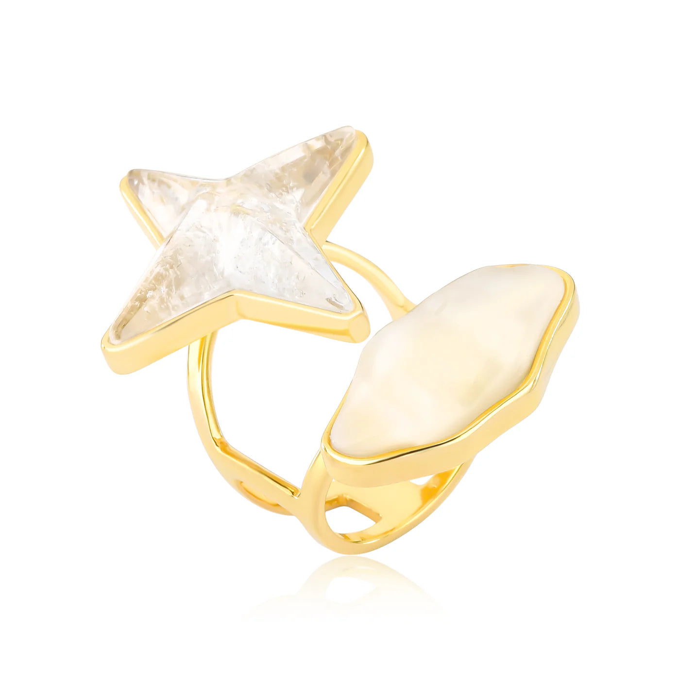 Celeste Ring in Crystal Quartz