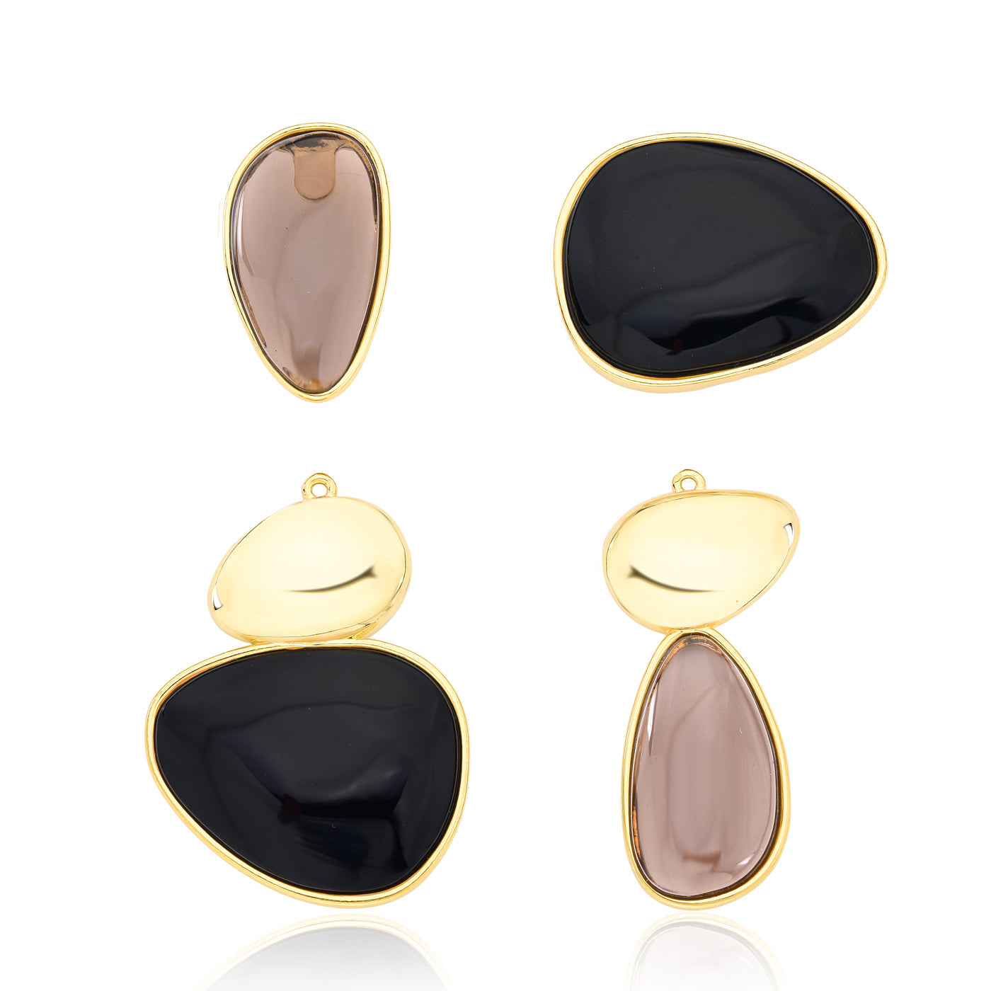 Pietra Smoky Quartz Earrings