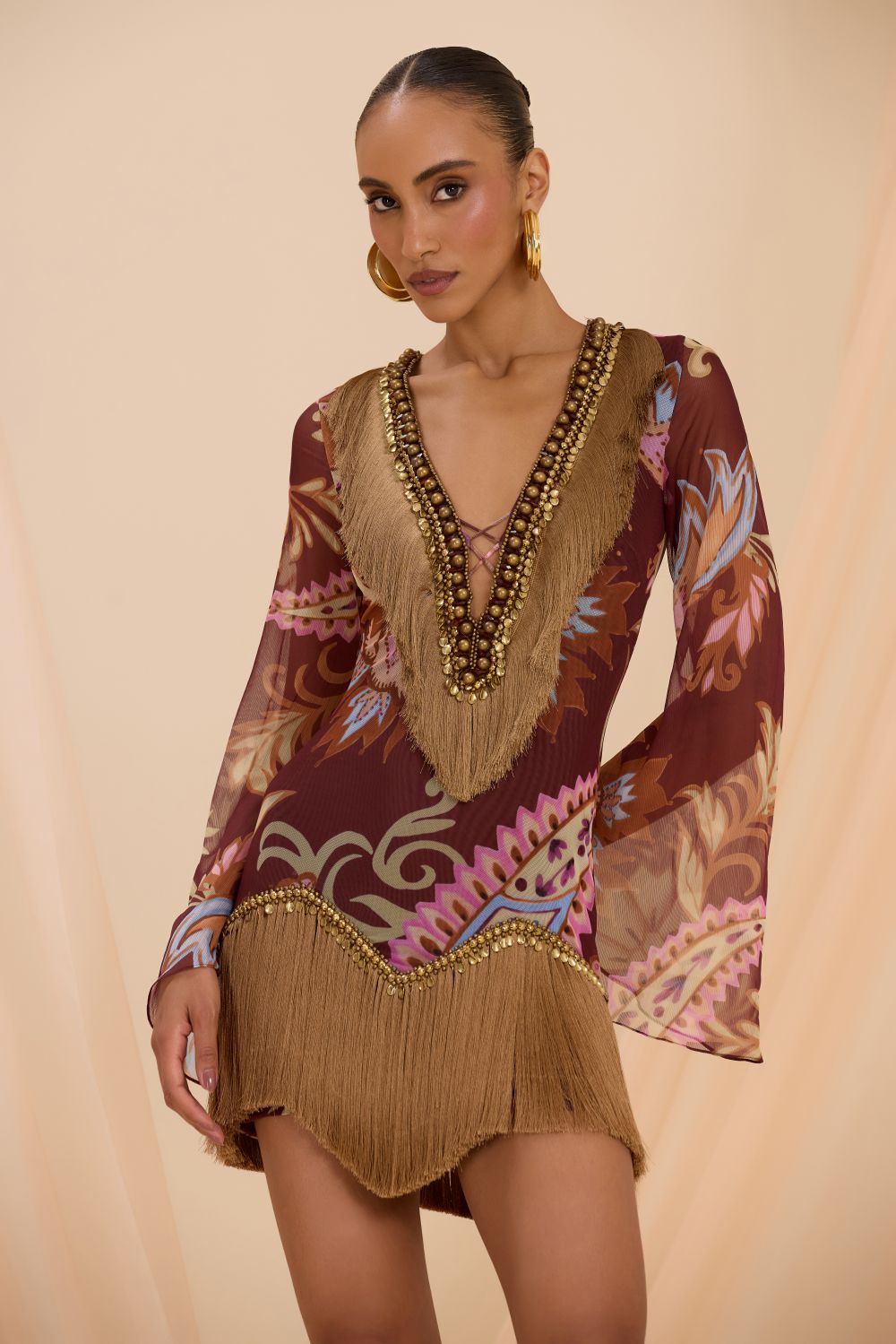PatBO Boho Mini Dress